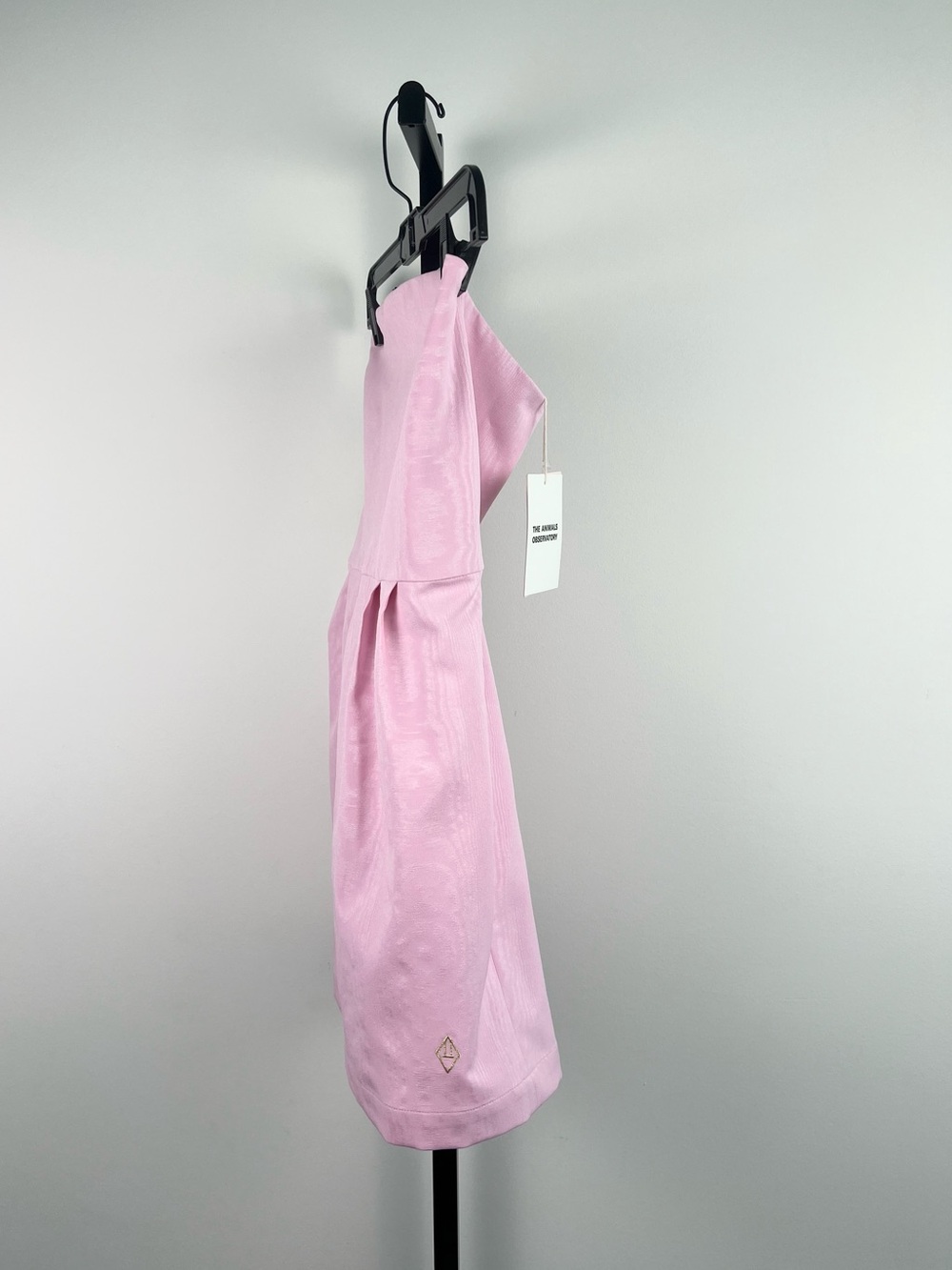 The Animals Observatory Girls Logo Moare Dragonfly Strapless Bow Dress, Pink,12Y - Picture 8 of 13